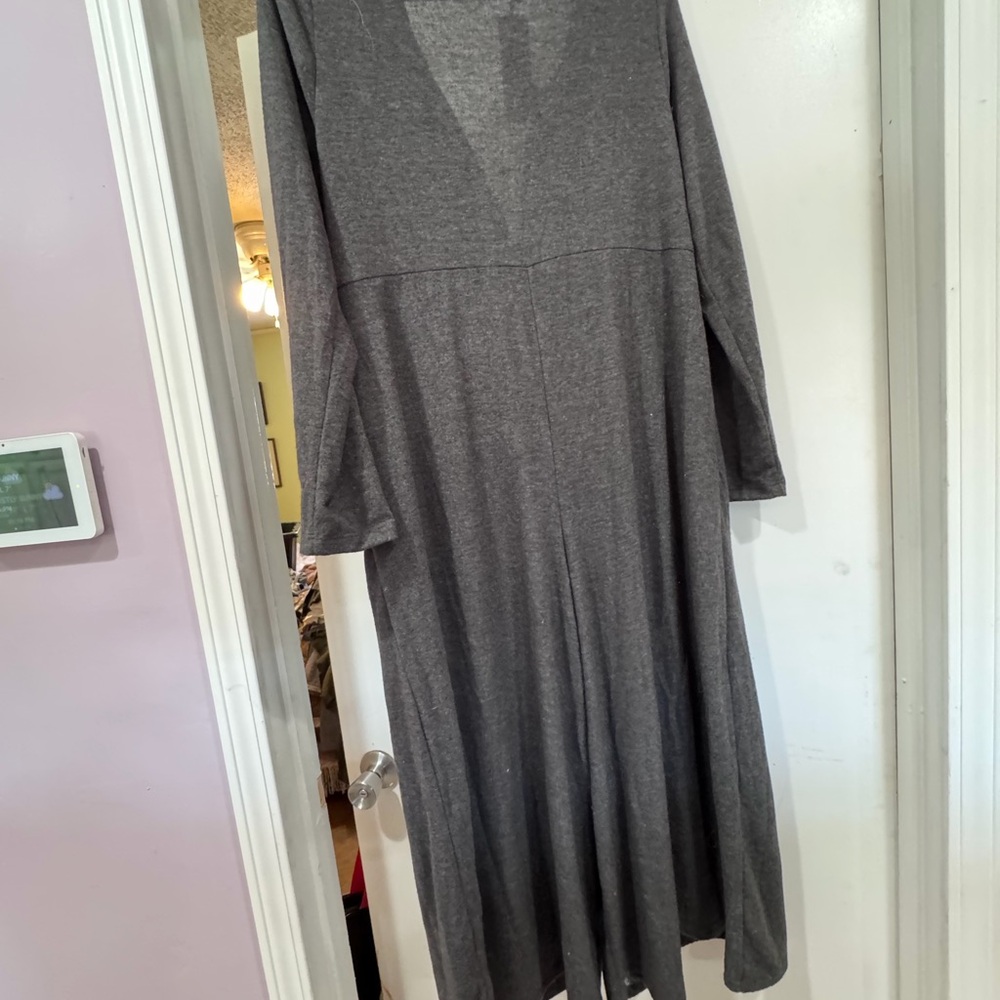 Three Bird Nest Charcoal 3/4 sleeve Jumpsuit
